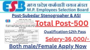Police subedar and asi recruitment 2025