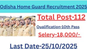 Odisha Home Guard Recruitment 2025 pdf