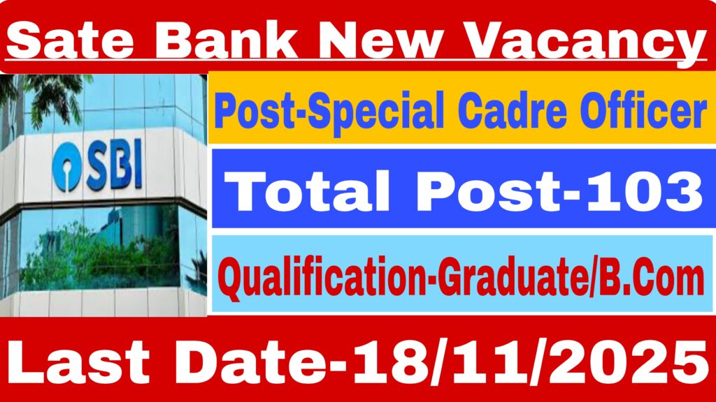 SBI SCO Recruitments 2025