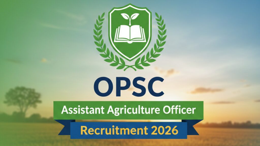 OPSC Assistant Agriculture Officer Recruitment 2026
