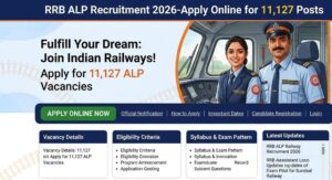 RRB ALP Recruitment 2026-Apply Online for 11,127